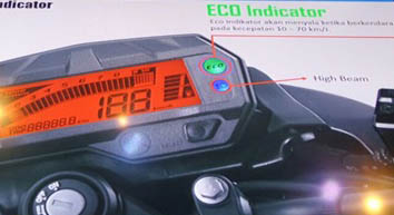 Eco Indikator pada Speedometer Byson FI