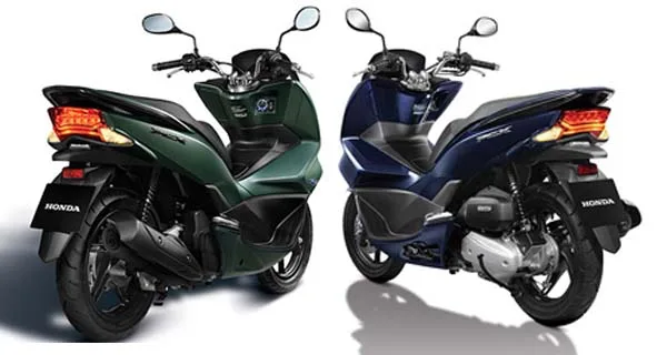 Honda PCX 125 Hijau dan Biru Honda PCX 2016, Fitur dan pilihan warna hijau dan biru