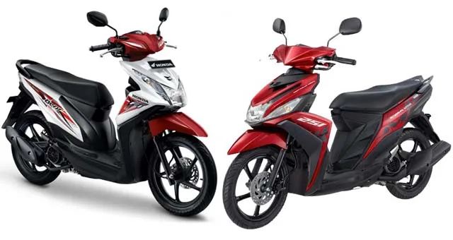 Honda BeAT dan Yamaha Mio M3 Honda BeAT