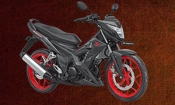 Honda Sonic 150R warna Hitam Doff Honda Sonic 150R warna Hitam Doff