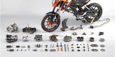 Spare Part motor KTM