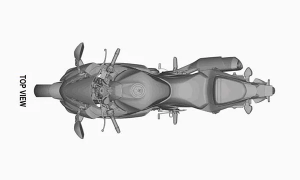 Gambar paten disinyalir milik Suzuki GSX-R250