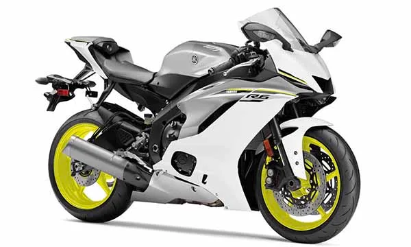Yamaha R6 2017 White Matte