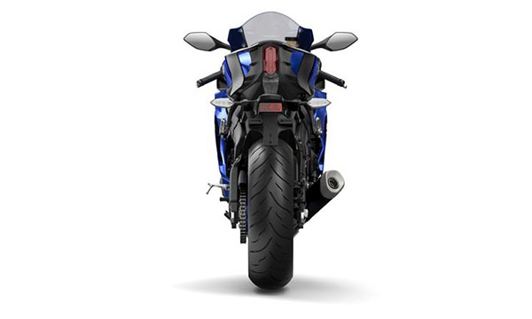 Yamaha R6 2017 dari belakang