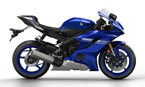 Yamaha R6 2017 warna biru