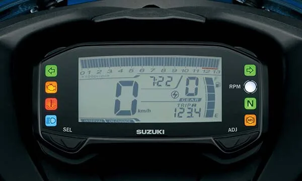 Fitur Suzuki GSX, Speedometer Digital