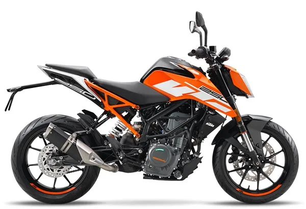 KTM Duke 250 model year 2017