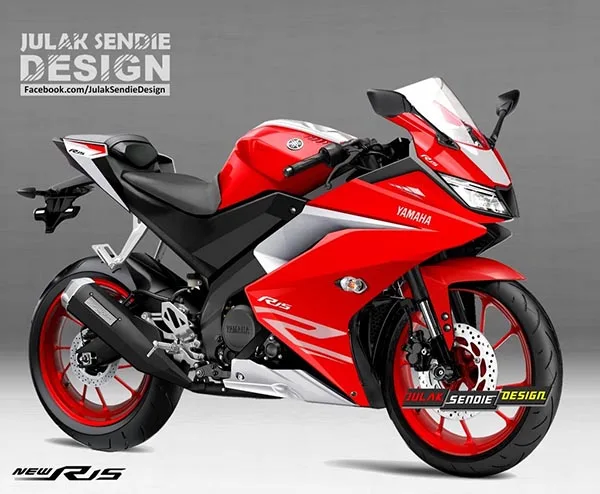 Render New Yamaha R15 2017 Red Render New Yamaha R15 2017 Red