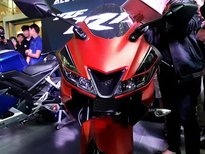 All new R15 2017 matte red
