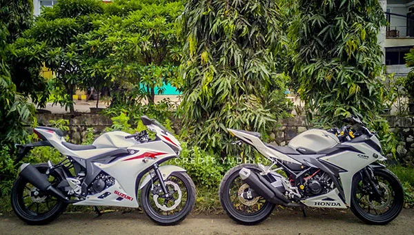 GSX-R150 dan Honda CBR150R GSX-R150 dan Honda CBR150R