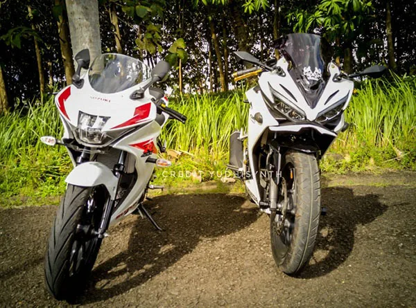 Suzuki GSX-R150 dan All New CBR150R Suzuki GSX-R150 dan All New CBR150R