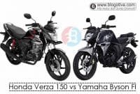 HondaVerza150vsYamahaBysonFI