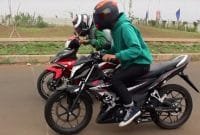 AduDragHondaSonicvsJupiterMX Bebek vs Ayago 150 cc