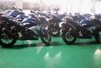 GSX-R150berjejerdipabrik