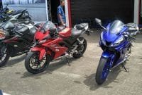 AllNewR15RacingBluedanMatteRed All New Yamaha R15 Racing Blue dan Matte Red