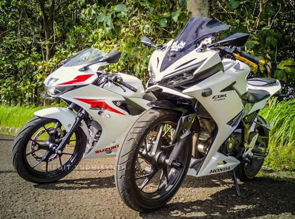 SuzukiGSX-R150bersandingdenganCBR150R