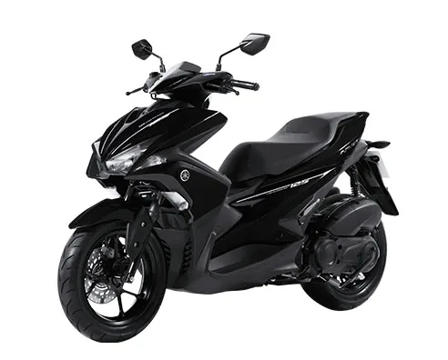 Aerox 125 warna hitam