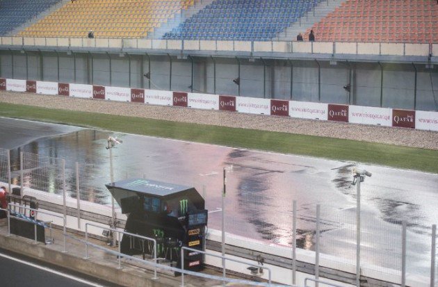 Kualifikasi MotoGP Qatar 2017 dibatalkan karena hujan