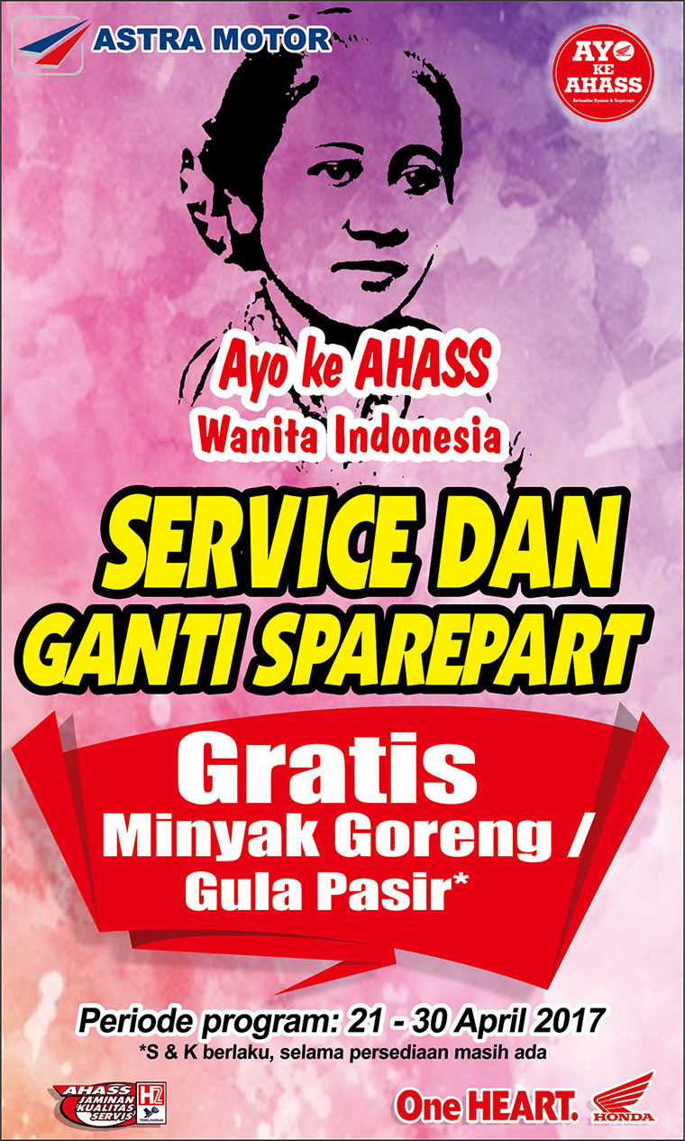 Peringati Hari Kartini, Honda Ajak Wanita Indonesia ke AHASS