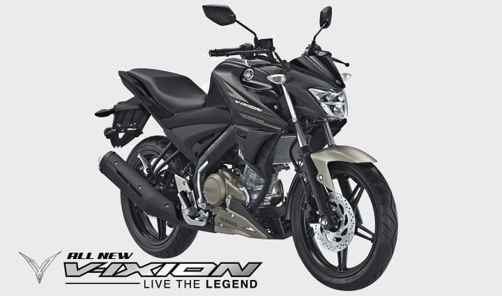Pilihan Warna Vixion 150 2017 warna Matte Black