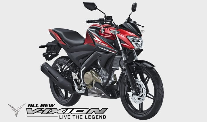 Pilihan Warna Vixion 150 2017 warna Red Black
