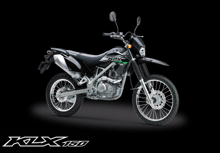 Kawasaki KLX 150 Standar warna Hitam