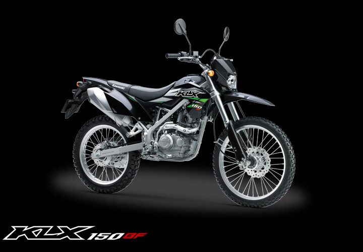 Kawasaki KLX 150BF warna Hitam