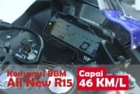 Konsumsi BBM All New R15 capai Irit 46 Kmpl Konsumsi BBM All New R15 capai Irit 46 Kmpl