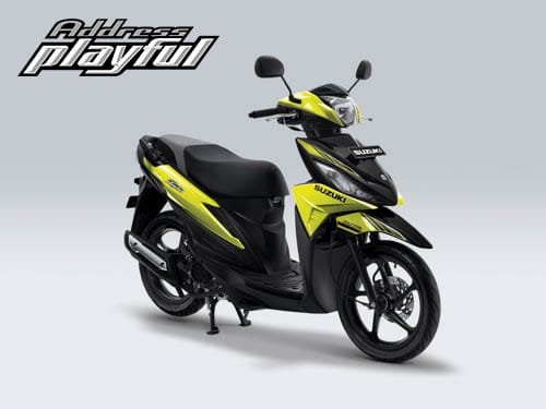 Pilihan Warna Suzuki Address Playful warna Fresh Green