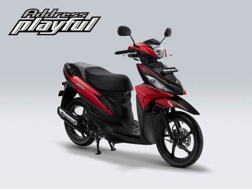 Pilihan Warna Suzuki Address Playful warna Stronger Red