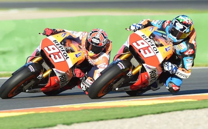 Alex Marquez naik Honda RC213V