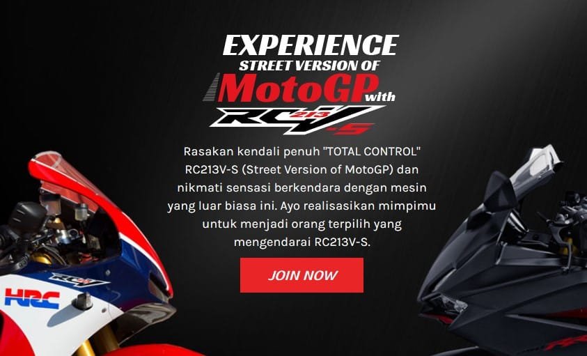 Event Test Ride Honda RC213V-S