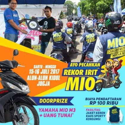 Uji Irit Mio oleh Yamaha Jogja
