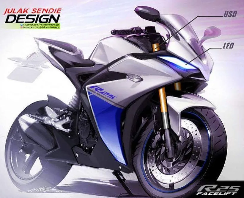 Yamaha New R25 facelift