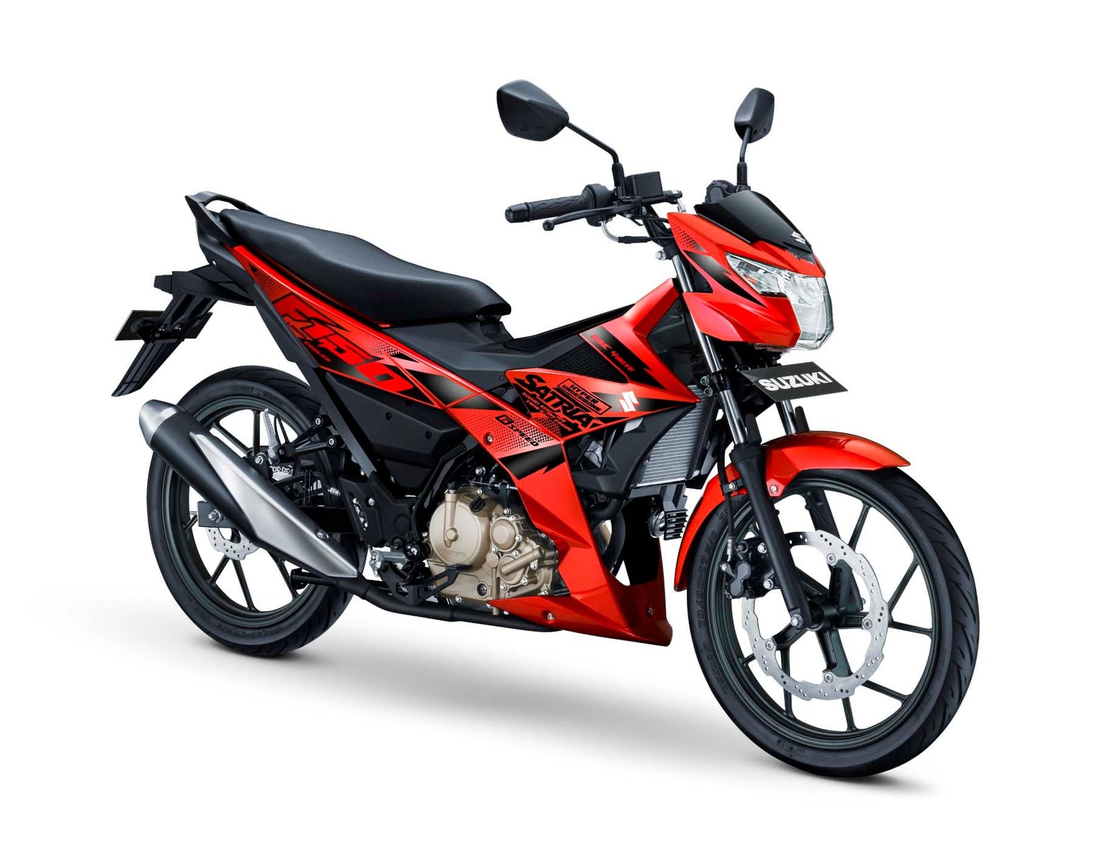 All New Satria F150 Warna Stronger Red Gambar HD