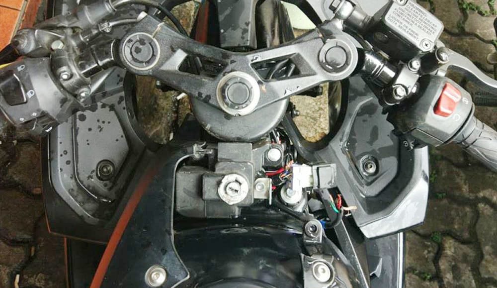 Kunci Keyless GSX-R150 berusaha dibobol maling