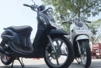 New Fino 2018 dengan ban lebar sudah tubeless