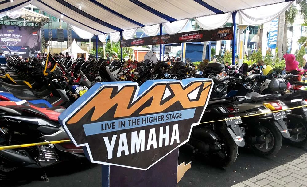 Deretan Yamaha NMax di CustoMAXI