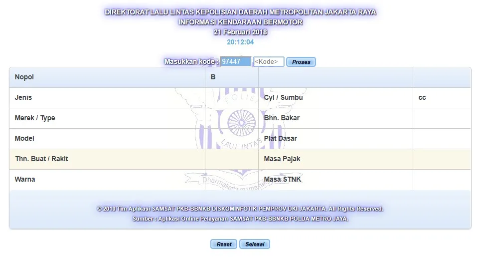 Cara Cek Pajak Motor Online di Jakarta