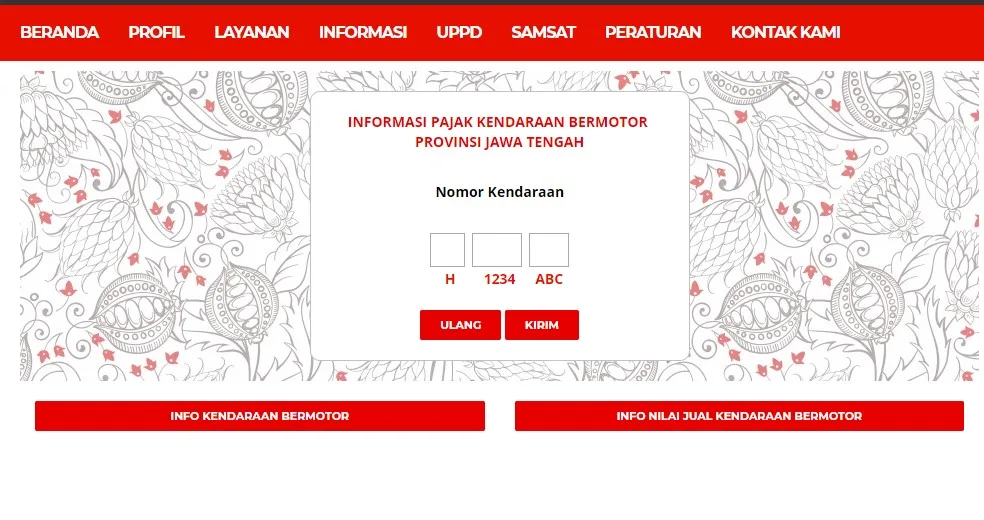 Cara Cek Pajak Motor Online di Jawa Tengah