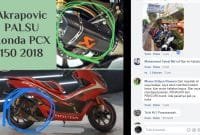 Knalpot Akrapovic Palsu di Honda PCX