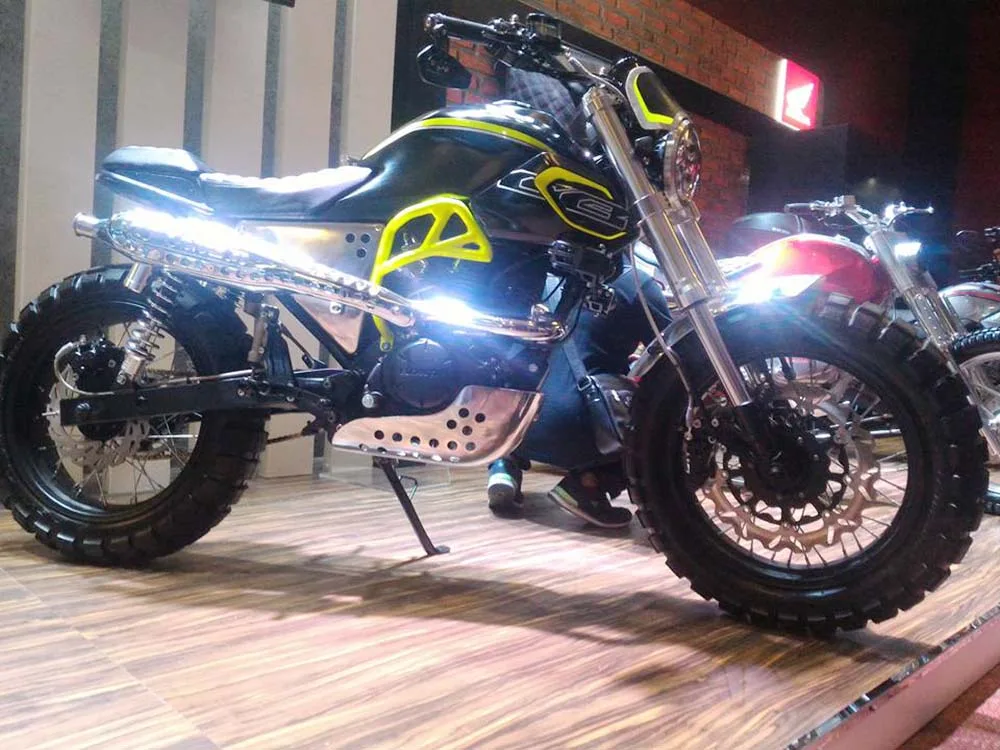 Modifikasi Honda CB150 Verza Scrambler Modifikasi Honda CB150 Verza Scrambler