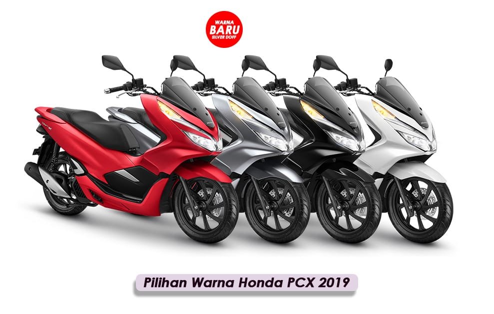 4 Pilihan Warna Honda PCX 2022 dari Hitam Putih Merah 