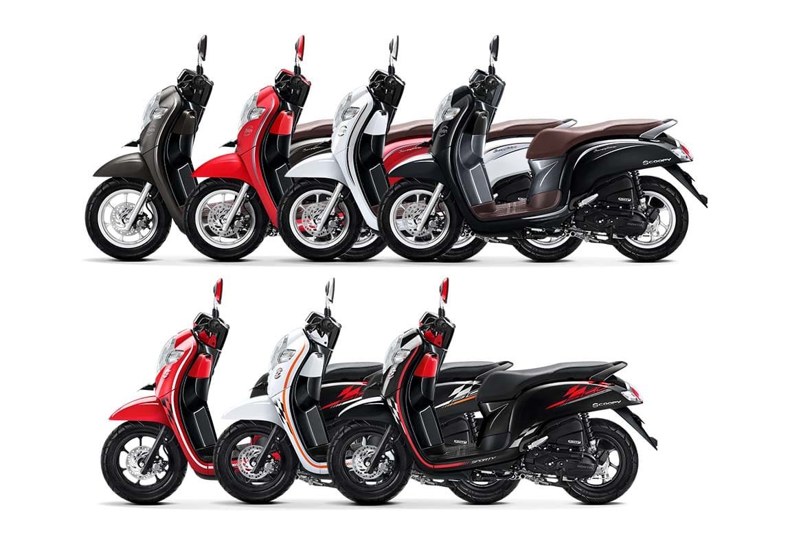 7 Pilihan Warna Scoopy  2018 Dua Model Sporty dan Stylish  