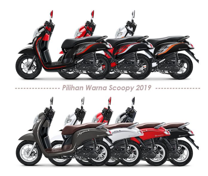 Pilihan Warna Honda Scoopy 2019