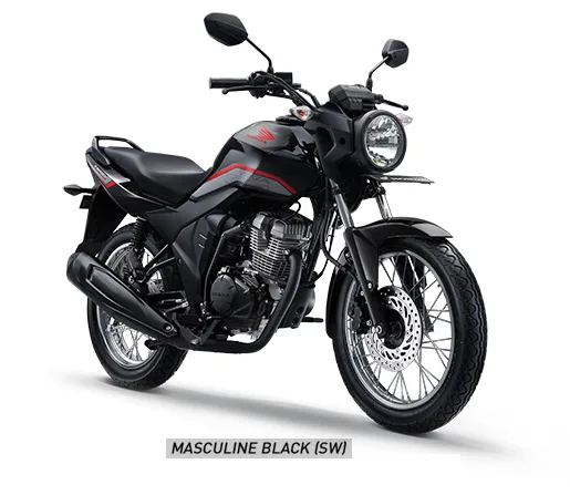 Warna Honda CB150 Verza 2019 SW Hitam Glossy