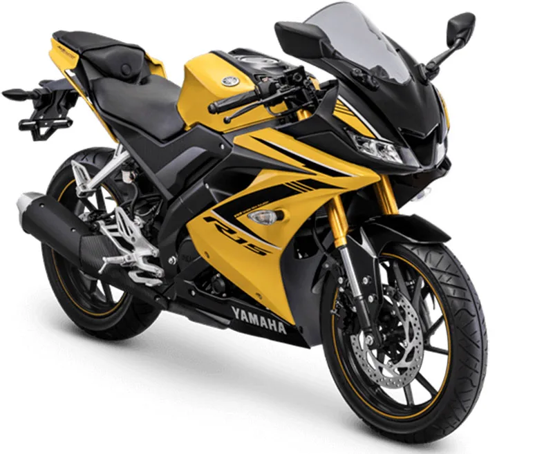 Yamaha R15 v3 pakai Shock USD Warna Yamaha R15 2018 Racing Yellow