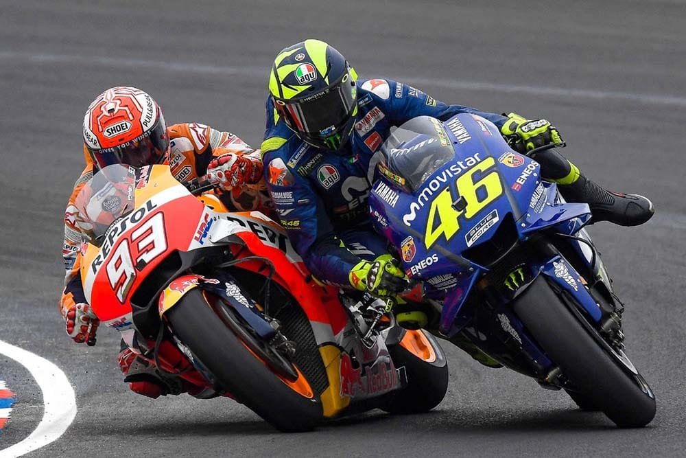 Insiden MotoGP Argentina Rossi dan Marquez
