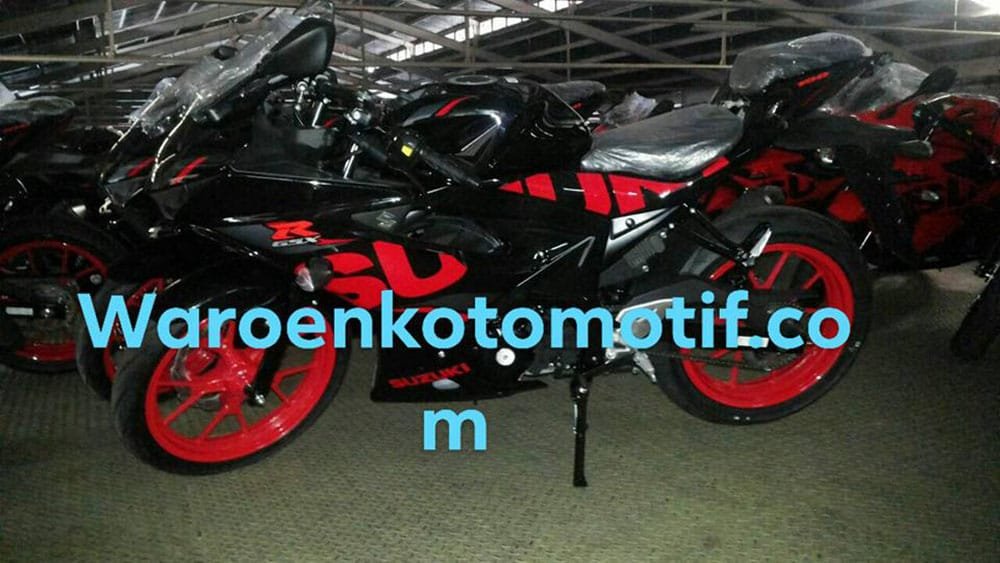 Warna Baru Suzuki GSX-R150 2018 Velg Cat Merah Warna Baru Suzuki GSX-R150 2018 Velg Cat Merah