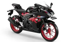 Warna GSX-R150 Keyless - Hitam Velg Cat Merah